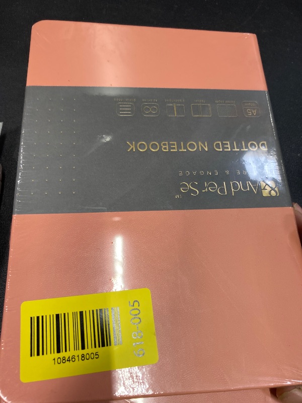 Photo 1 of &And Per Se Dotted Journal Notebook, A5 Hardcover