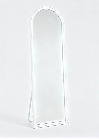 Photo 1 of
Full Length Mirror 63 x 20 in Floor Mirror with Adjustable LED Light Strip, Aluminum Alloy Frame, Glass, Free Standing or Wall Mount, Silver
