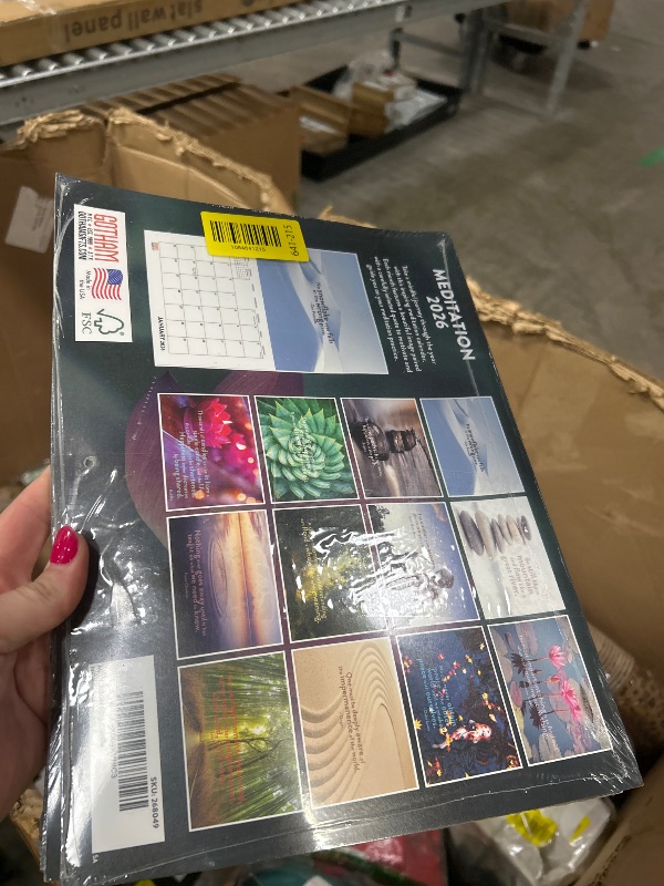 Photo 1 of **3 pack** Poster Foundry Meditation Calendar 2026 Wall Calendar