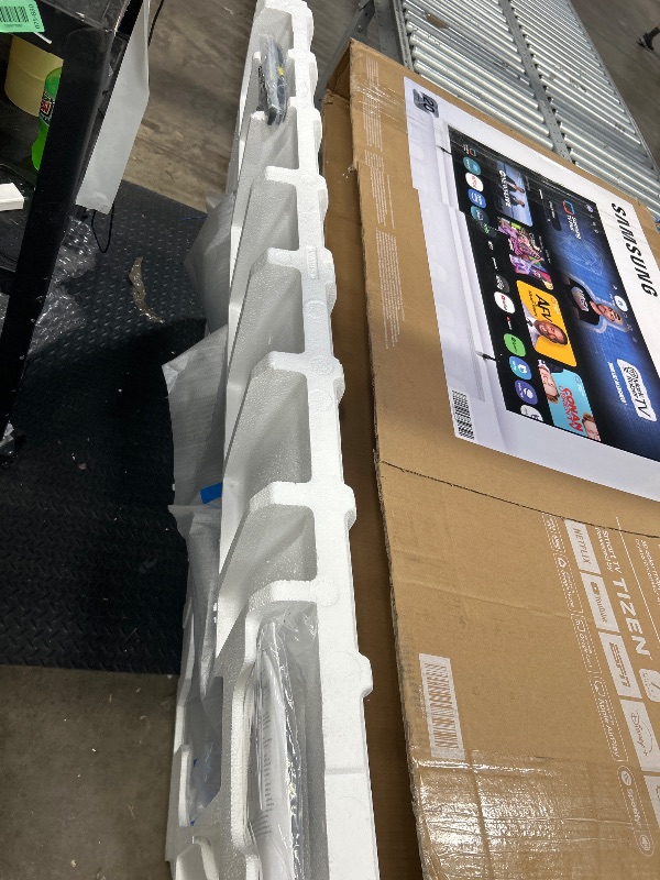 Photo 1 of **NO REFUNDS OR RETURNS, MAJOR DAMAGE TO SCREEN** Samsung 65-Inch Class U8000H Series Crystal UHD, 4K, Smart TV, 2026 Model