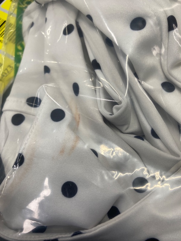 Photo 1 of   DIRTY  **THLAI Polka Dot Print Halter Neck Jumpsuit