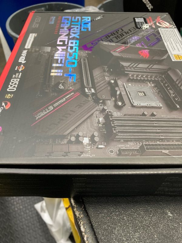 Photo 1 of ****** SEALED BY COMPANY******* ASUS ROG Strix B550-F Gaming WiFi II AMD Socket AM4 ATX DDR4 Motherboard