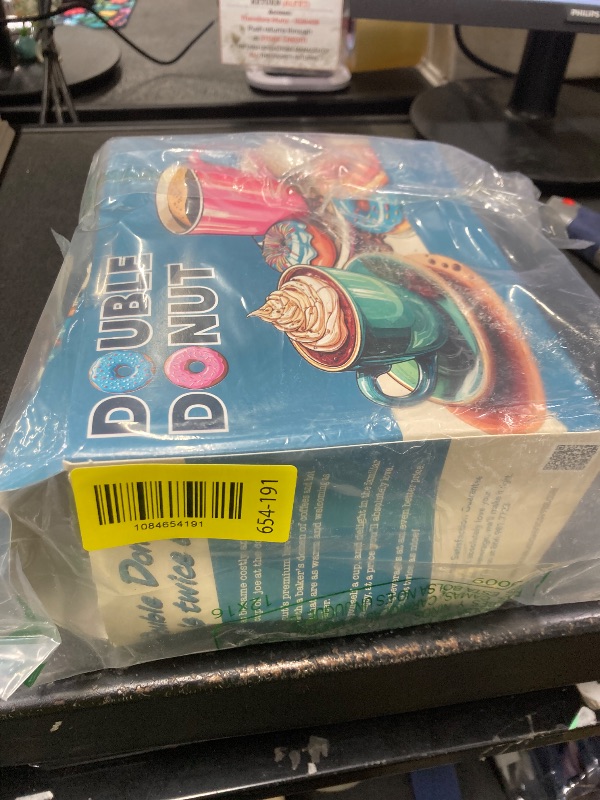 Photo 1 of *Opened* Double Donut Coffee Medium Roast Decaf Coffee Pods, Pumpkin Spice Flavored, for Keurig K-Cup Machines, 20 Single-Serve Capsules per Box