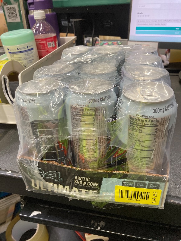 View 3 of *2 missing* C4 Ultimate Energy Drink with Zero Sugar, Arctic Snow Cone, 12pk