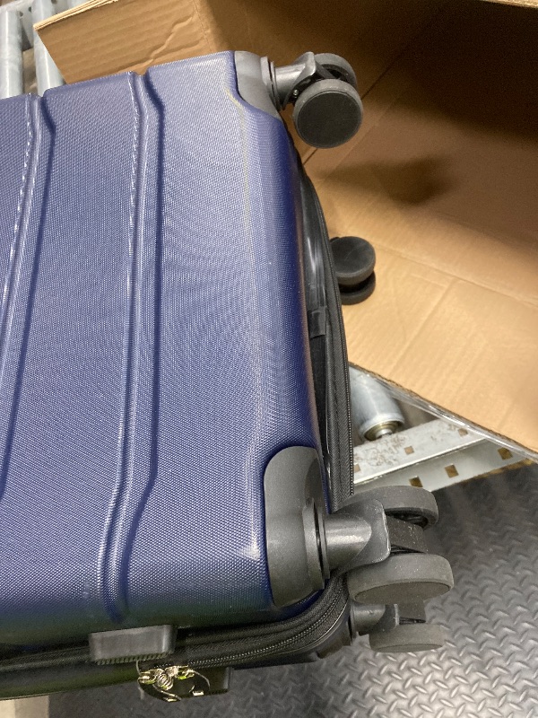 Photo 1 of *Minor damage* Hard-shell Blue Suitcase