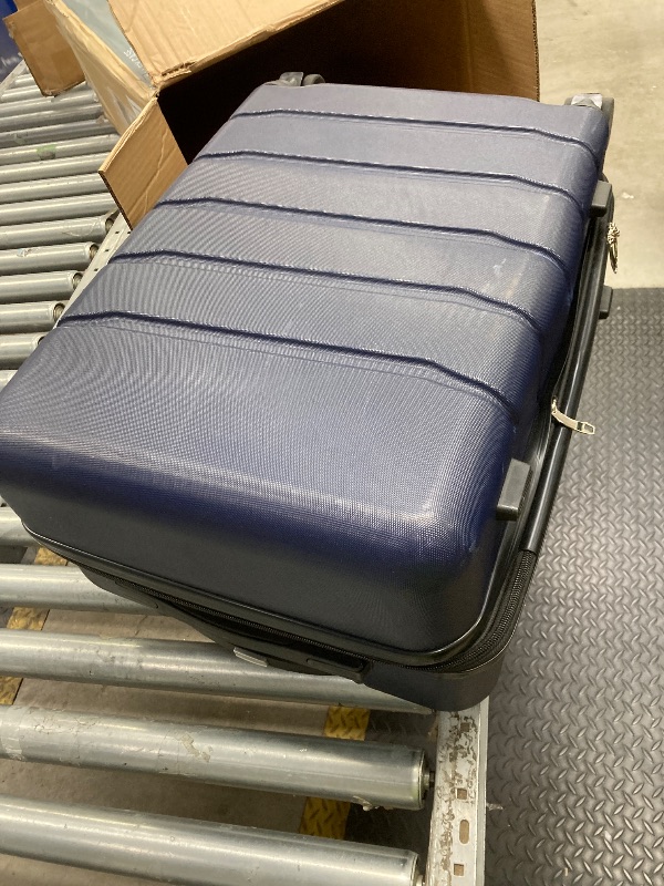 Photo 1 of *Minor damage* Hard-shell Blue Suitcase
