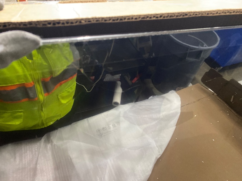 Photo 1 of *NO RETURNS/NO REFUNDS* *Screen cracked* Samsung 55-Inch Class Crystal UHD 4K Smart TV