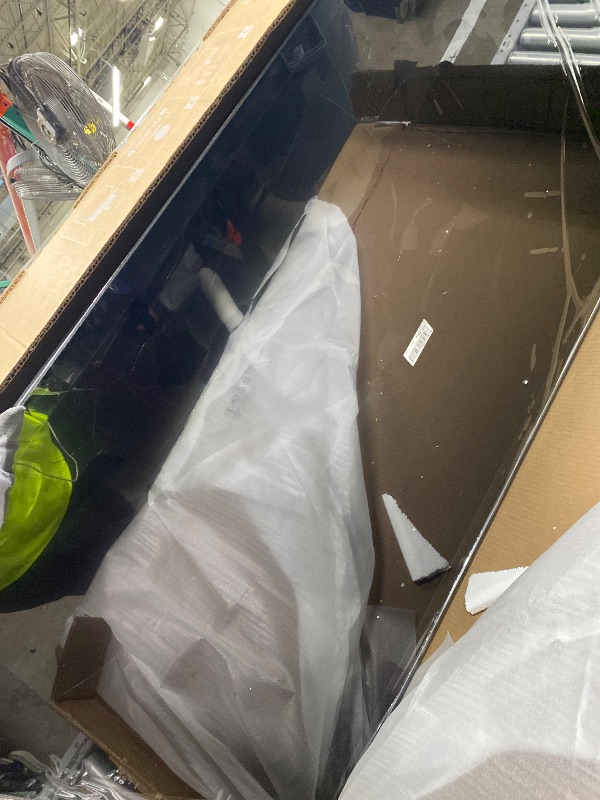 Photo 1 of *NO RETURNS/NO REFUNDS* *Screen cracked* Samsung 55-Inch Class Crystal UHD 4K Smart TV