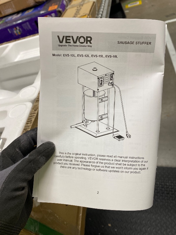 Photo 1 of *HEAVY* VEVOR Sausage Stuffer