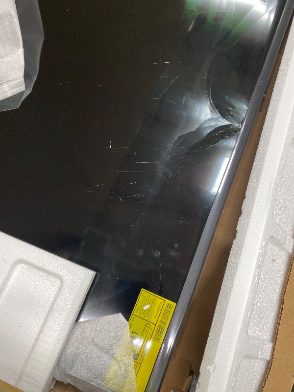 Photo 1 of *NO RETURNS/NO REFUNDS* *Screen cracked* LG 65-Inch QNED AI 4K Smart TV