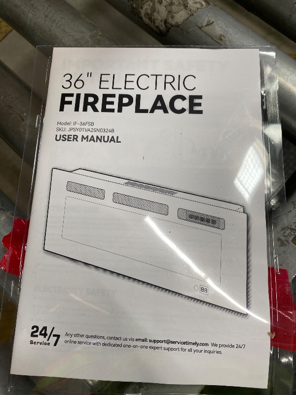 Photo 1 of *Box B ONLY* 36" Electric Fireplace