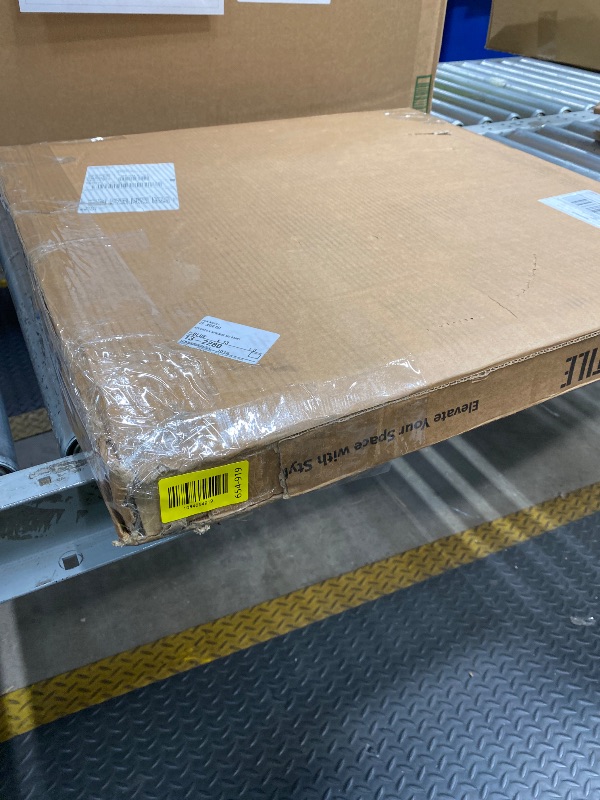 Photo 1 of *Box damaged* Fasarxiu 24"x24" White Drop Ceiling Tiles Waterproof High-Grade PVC Ceiling Tiles 2x2 Fire-Rated - Easy Drop-in Installation - Case of 12 (48 sq. ft.)