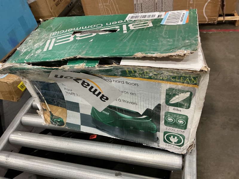 View 2 of [HEAVILY USED] Bissell Commercial Hercules Scrub & Clean Floor Machine, Green