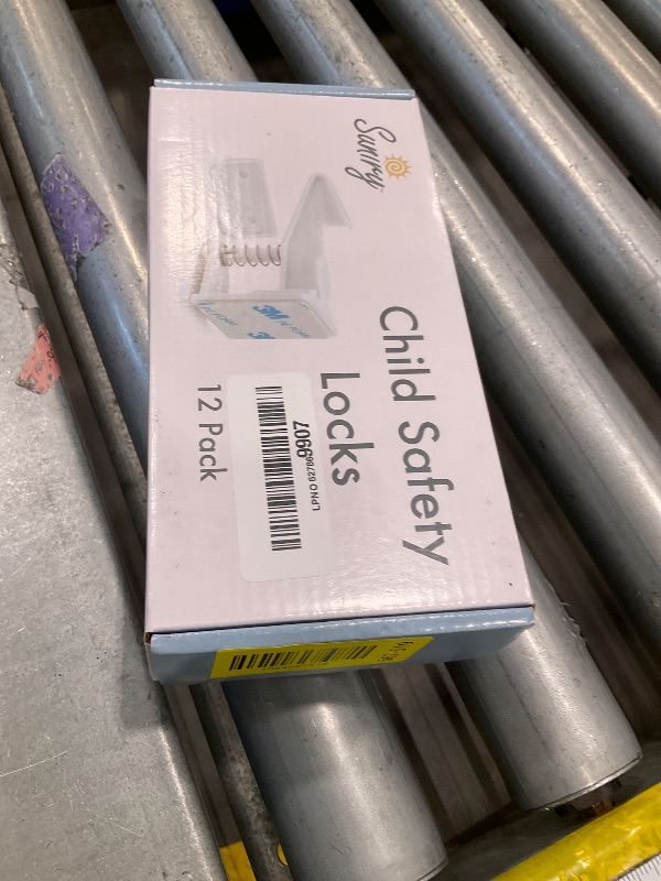 View 2 of [12-Pack] Suniry Invisible Baby Proofing Cabinet Locks - No Drill