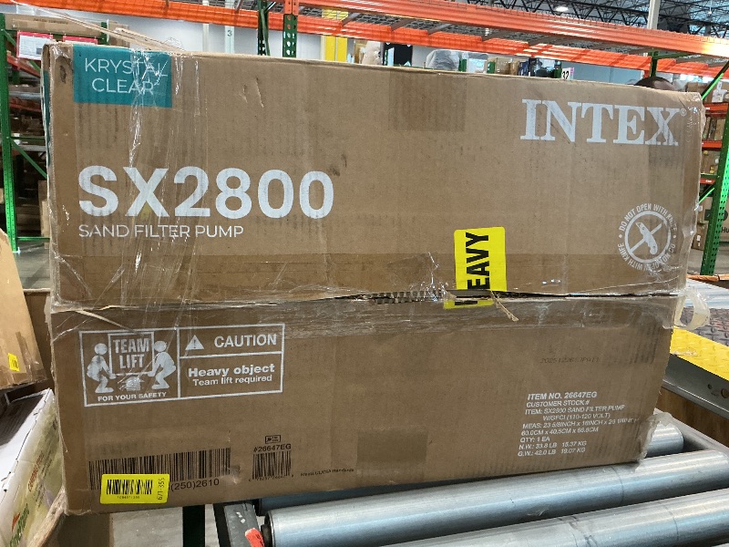 View 4 of [MISSING PARTS] INTEX Krystal Clear Sand Filter Pump for Above Ground Pools