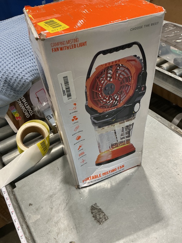 View 2 of **View Clerk Notes**Vonloge Portable Misting Fan