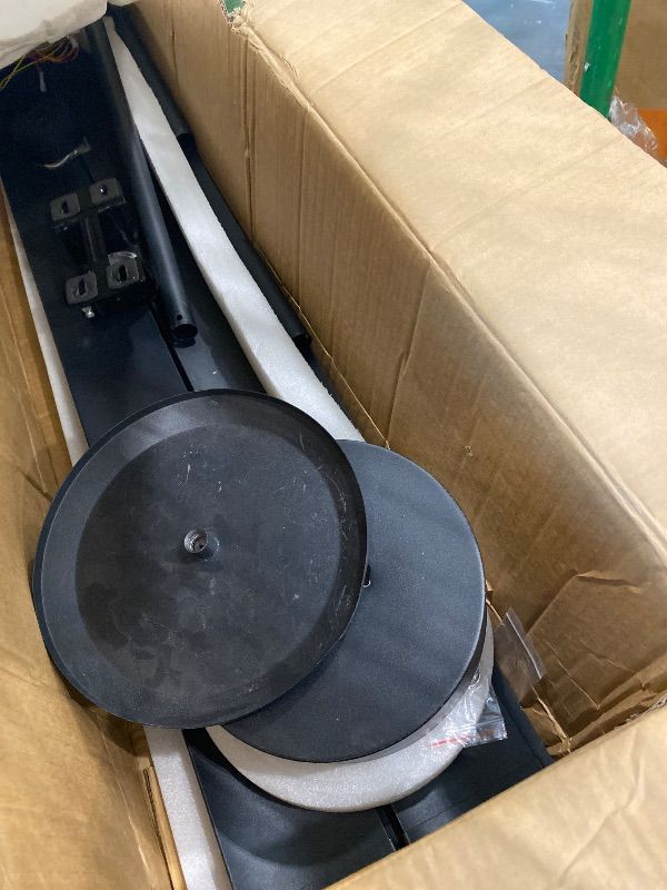 View 3 of [Missing Hardware] FUMLTP 120 inch Industrial Large Ceiling Fans No Lights with Remote Control,Black Modern Ceiling Fan for Garage Living Room Patio, 6 Speed Reversible Quiet DC Motor, Timer, 6 Blades.