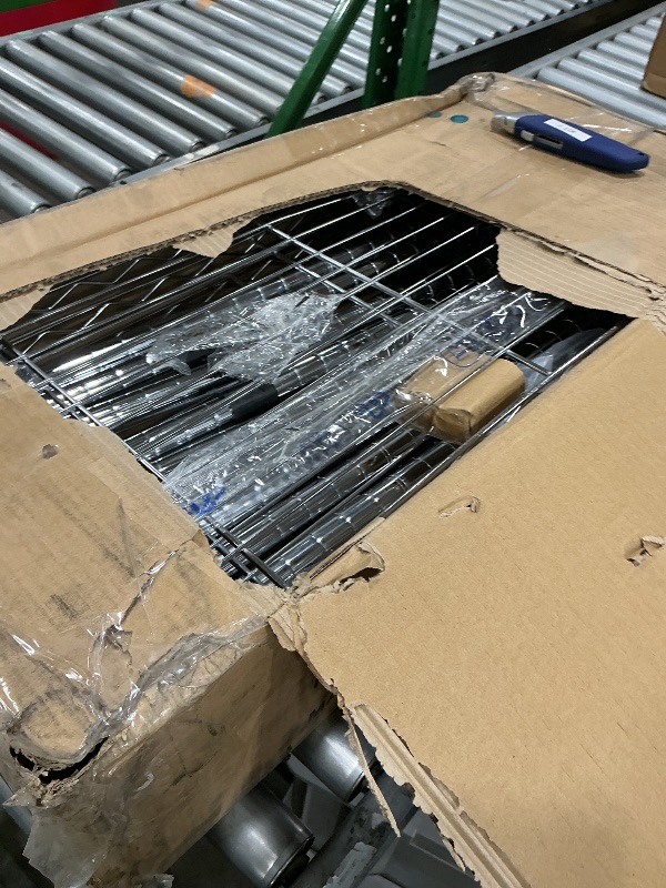 View 2 of [HEAVILY USED] Amazon Basics 5-Shelf Wire Shelving Unit