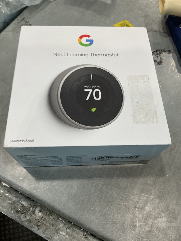 View 2 of [DAMAGED] Google Nest Learning Thermostat - Smart Programmable Thermostat