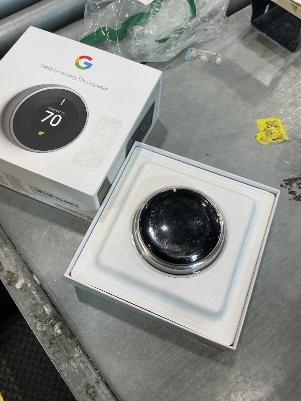 View 3 of [DAMAGED] Google Nest Learning Thermostat - Smart Programmable Thermostat