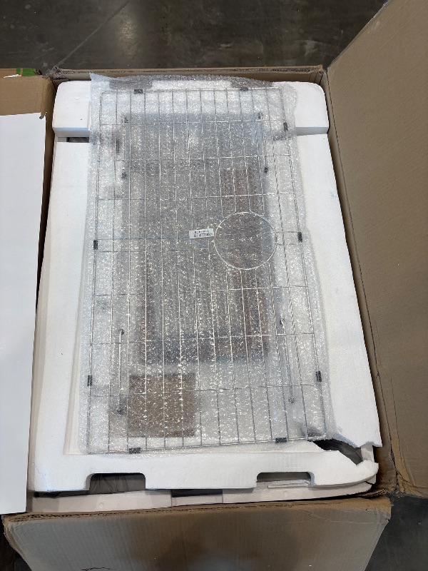 View 5 of *** Dent on right side corner edge *** 33 Inch Farmhouse Sink Workstation -VOKIM 33X22 inch Farm sink