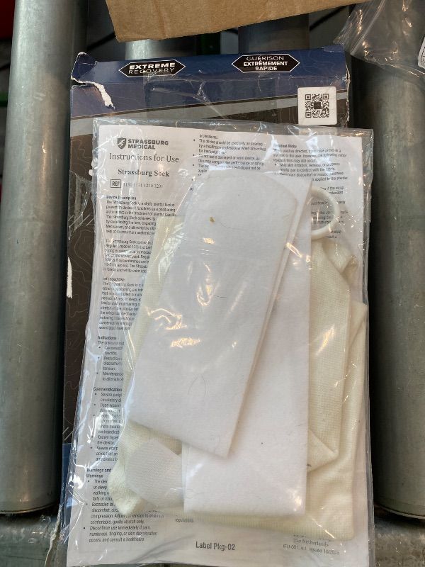 View 3 of [Used] Strassburg Sock Plantar Fasciitis Brace - White, Regular Size