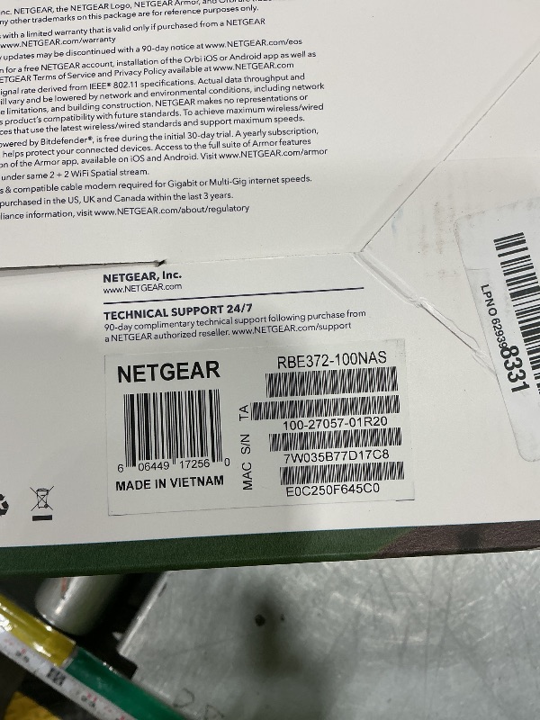 View 2 of [RESET TROUBLE] NETGEAR Orbi 370 Series WiFi 7 Mesh System, Up to 4,000 sq ft., 2 Pack