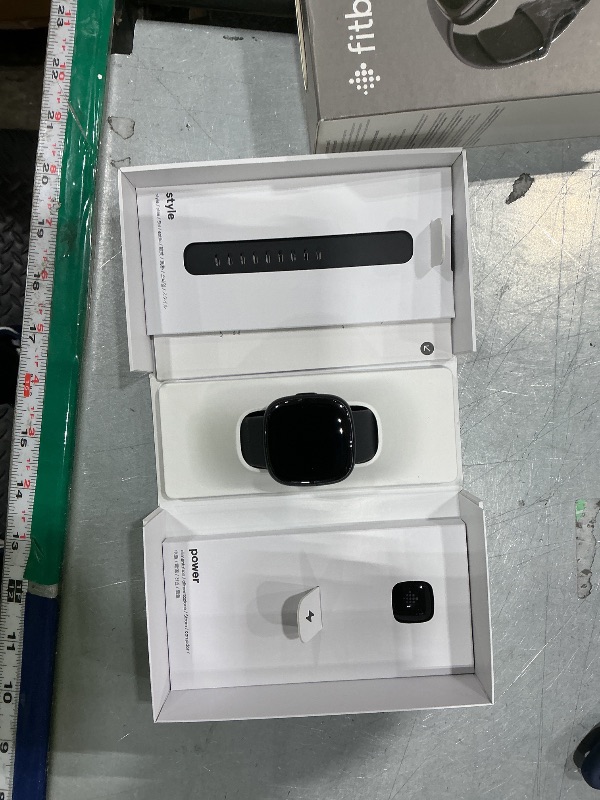 View 3 of [SOLD FOR PARTS] Fitbit Sense 2 Smartwatch - Shadow Grey/Graphite