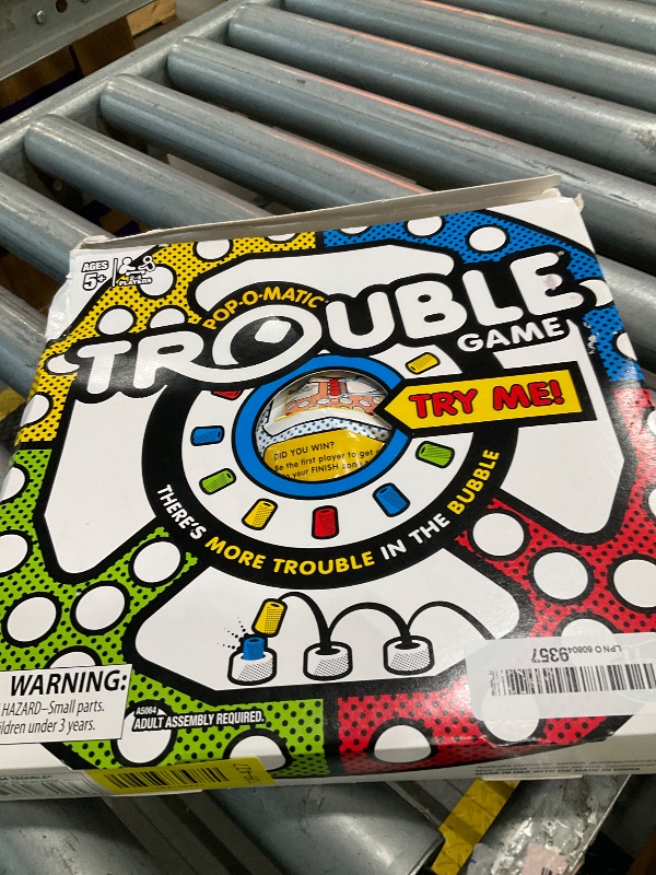 View 2 of [MISSING PARTS] Hasbro Gaming Trouble Board Game