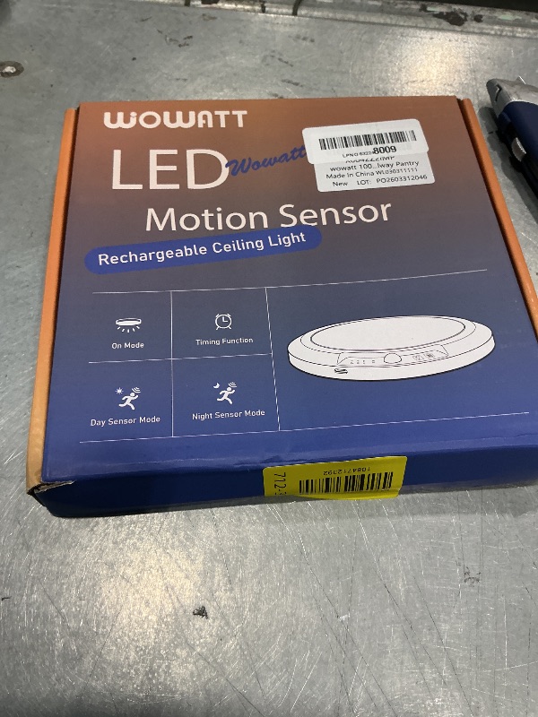 View 2 of [MISSING REMOTE] wowatt Rechargeable Ceiling Light, 10000mAh Battery Operated