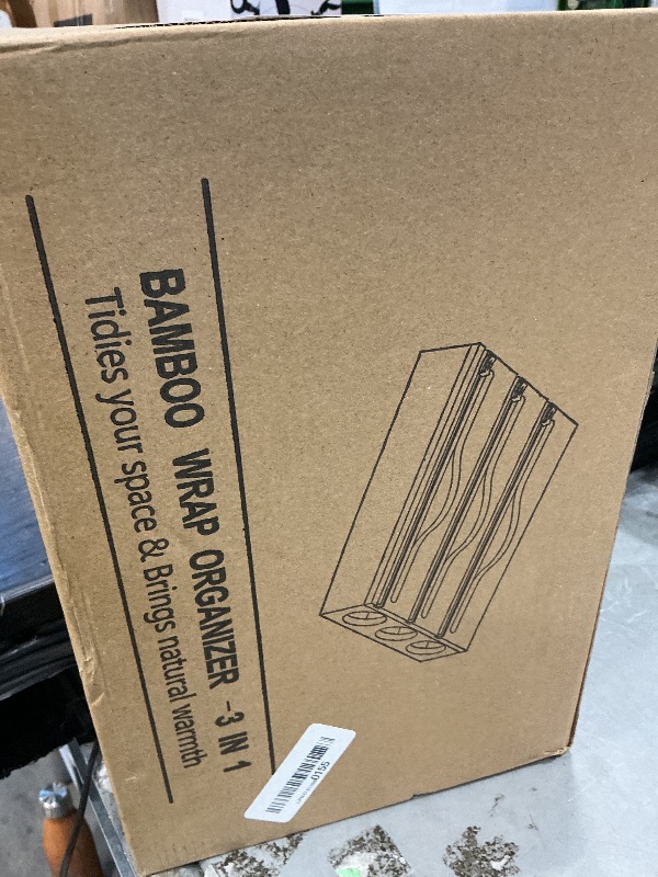 View 2 of [MISSING PARTS] LZDGCC 3-in-1 Plastic Wrap Dispenser with Cutter