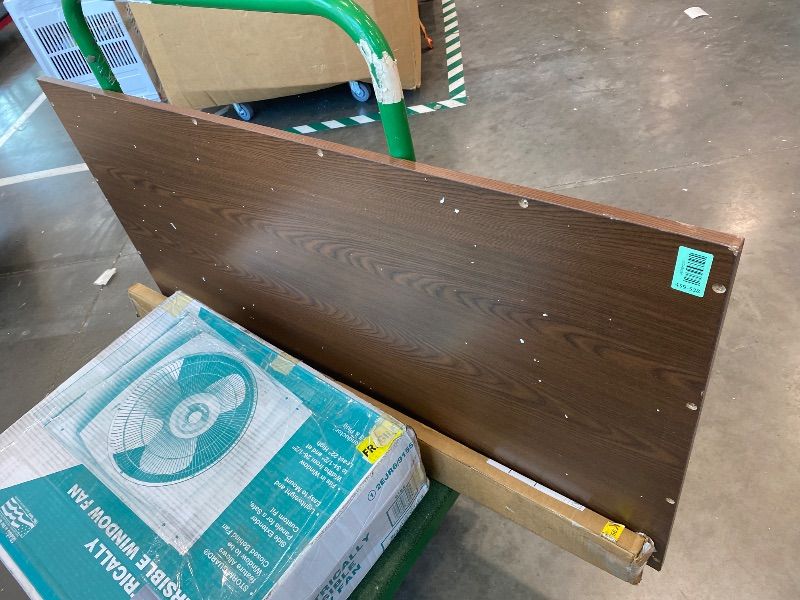 View 2 of [MISSING PARTS] SpaceAid Washer Dryer Countertop, Laundry Wood Shelf Topper with Edge, 54" Width x 27.5" Depth Cover Guard Organizer for Washer and Dryer Laundry Hamper Counter Storage Organization (Brown Wood)