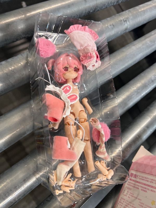 Photo 1 of ** USED** ** STOCK PHOTO NOT ACCURATE TO ITEM IN BOX ** CALEMBOU BJD Blind Box, Electronic Cute Pet Series 20cm Ball Jointed Doll, Kawaii Dress Up Doll with Joints Accessories, Collection Action Figure Toys, Gift for Girls Boys (Electronic Cute Pet-1pc)