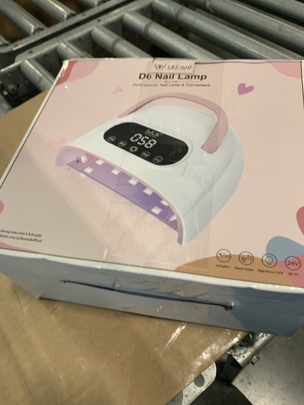 Photo 1 of [DAMAGED] [MISSING PARTS] LetGoShop Professional UV Nail Lamp, UV Light for Gel Nails, Magnetic Bottom Plate,Nail Dryer with Auto Sensor & 4 Timer Settings Fast Curing Polish, Salon & Home Manicure DIY