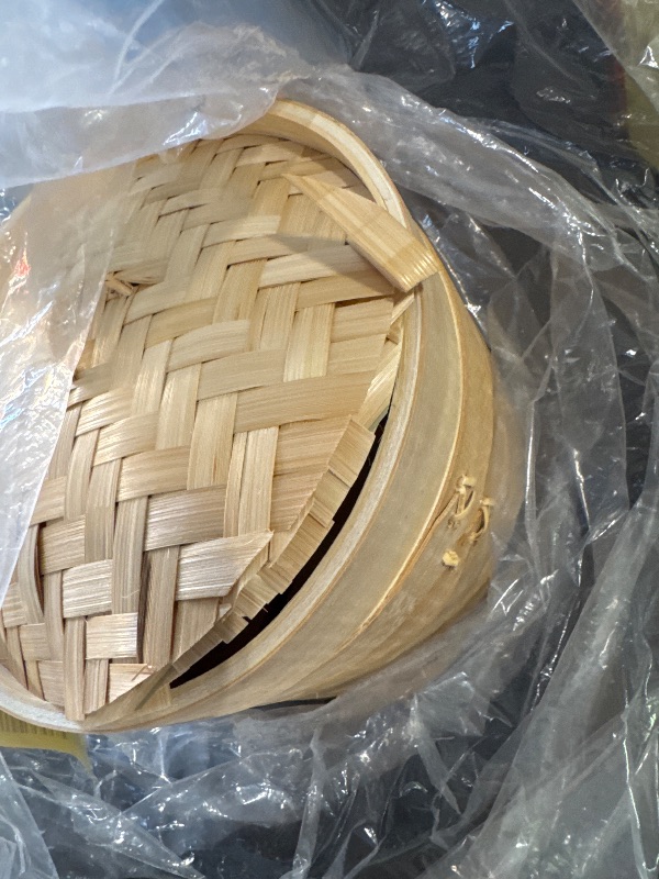 Photo 1 of **MINRO DAMAGE ON LID***Bamboo Steamer Basket - Cook Delicious Meals with Authentic Flavor at Home