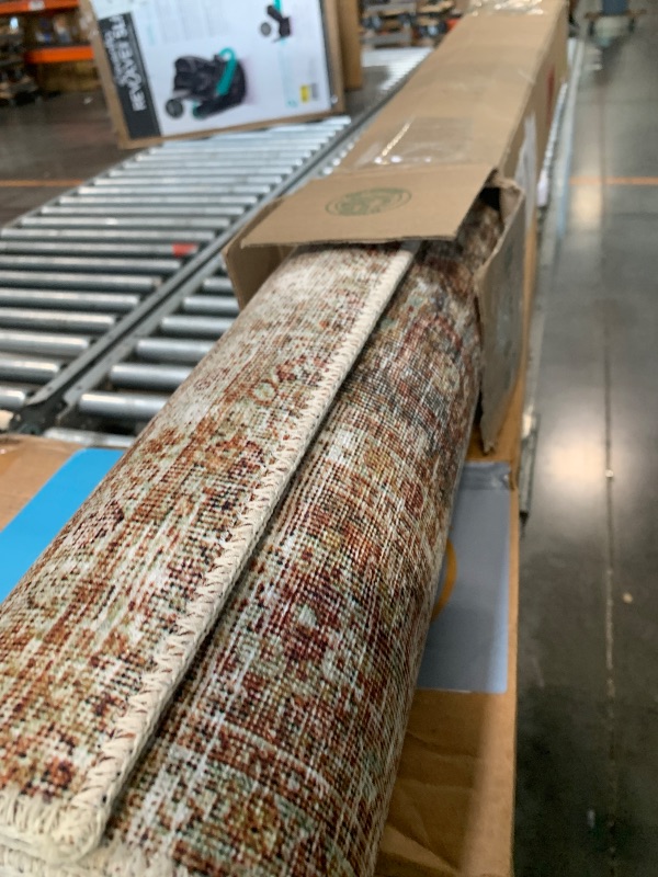 Photo 1 of ***SIMILAR ITEM***CHAMPLANT Washable Area Rug 3'x5' Vintage Traditional Floor Cover Foldable Thin Rugs Retro Kitchen Indoor Distressed Non Slip Carpet Floral Print Mat Bedroom Living Room