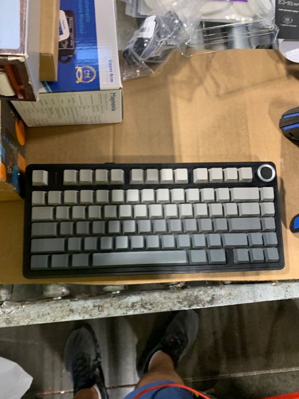 Photo 1 of ***BROKEN, SOLD FOR PARTS*** AULA F87 Pro Wireless Mechanical Keyboard,Tri-Mode BT5.0/2.4GHz/USB-C Hot Swappable Custom Keyboard,Pre-lubed Switches,Side Printed PBT Keycaps,75% TKL RGB Backlit Gaming Keyboards