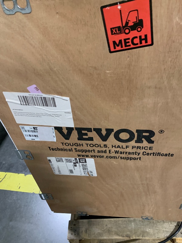 Photo 1 of ***** AS IS ALL SALES FINAL  NO RETURNS *******VEVOR Commercial Slushy Machine, 12Lx3 Triple Tank Frozen Drink Machine, 144 Cups Stainless Steel Margarita Smoothie Frozen Drink Maker, Slushie Maker for Home Party Restaurants Cafe Bars