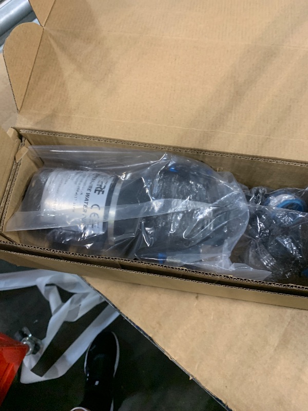 Photo 1 of 04406-143A RV Water System Pump,12 Volt DC 3.2 GPM 45 PSI Triplex Diaphragm Automatic Water Pump For Boats and RV Deliver Water