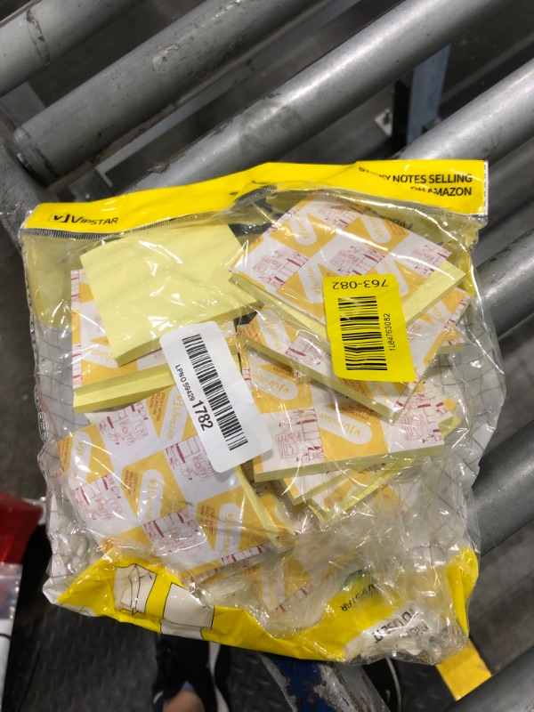 Photo 1 of (18 Pack) Sticky Notes 3x3 in Yellow, Strong Adhesive, Clean Removal, Recyclable, Self-Stick Pads, Easy to Post for Home, Office, Notebook