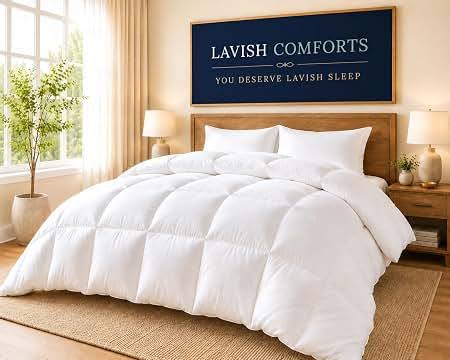 View 1 of *********SIMILAR****** Cosybay Queen Comforter, 100% Cotton Shell