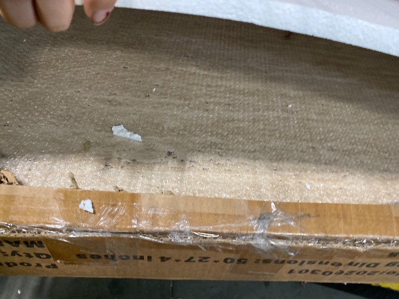 View 3 of [Broken pieces] Honyee Oval Coffee Table 47 Inch Travertine-Look
