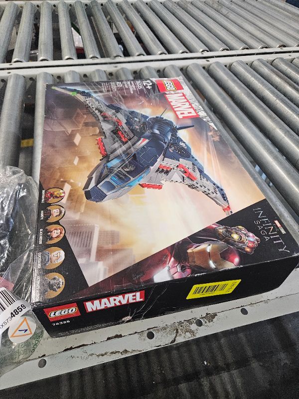 View 2 of **View Clerk Notes**LEGO Marvel Avengers Quinjet Building Set