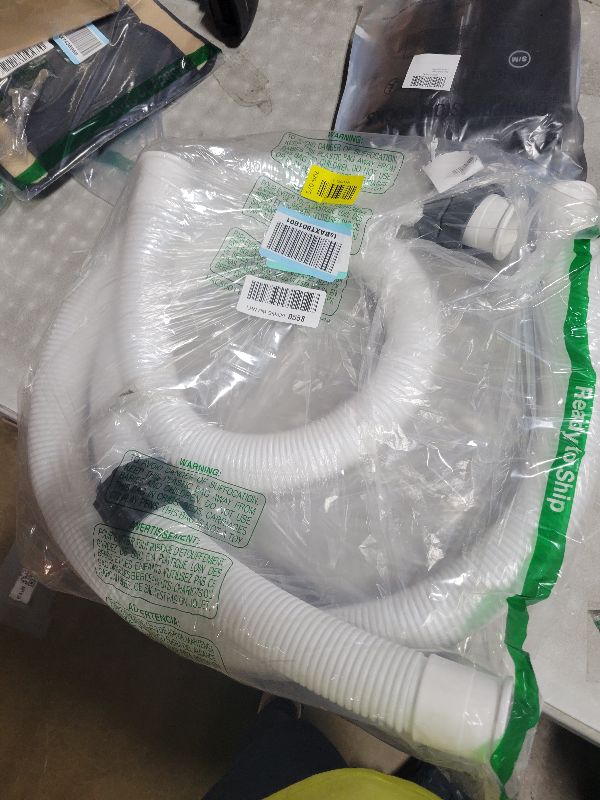 Photo 1 of 2 Pcs Pool Hoses for Above Ground Pools 1 1/2 Inch Diameter 59" Long Pool Pump Hose Replacement Filter Pump Hose Accessories