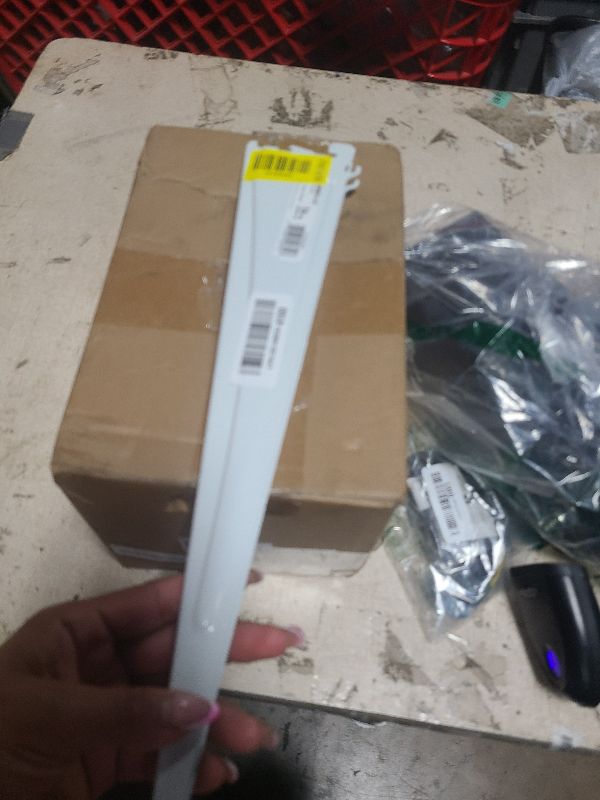 Photo 1 of 16-In. White Shelf Track Bracket