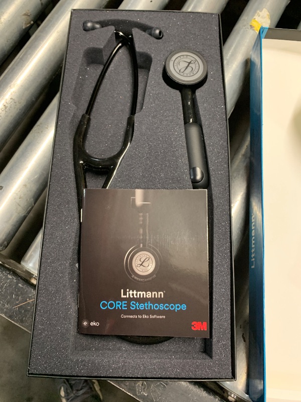 Photo 1 of ***Parts Only*** 3M Littmann CORE Digital Stethoscope, Our Most Advanced Stethoscope Yet, Up To 40x Amplification, Active Noise Cancellation, In-App Sound Wave Visualization, Black-Finish Chestpiece, 8480