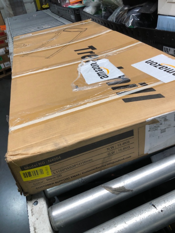 Photo 1 of ***FACTORY SEALED***Under Desk Treadmill, Walking Mat with Incline pad, 2.5HP Portable Compact Treadmill for Home Office, Small Mini Walking Treadmill Pad with Remote & 2 in 1 Led Display, 265 Lbs Weight Capacity-Black