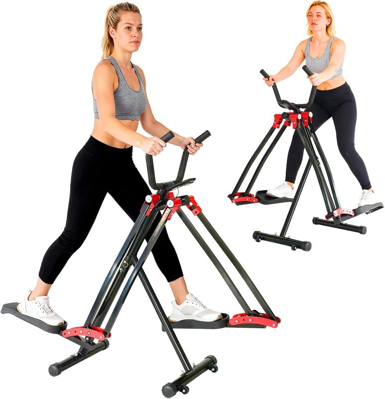 Photo 1 of ***STOCK PHOTO FOR REFERENCE ONLY***Air Walker Exercise Machine, HOWHAI Space Walker Elliptical Training for Home Gym, 30" inch Stride Low-Impact Compact Glider Steppers for Men and Women Full-Body Cardio & Leg Stretch