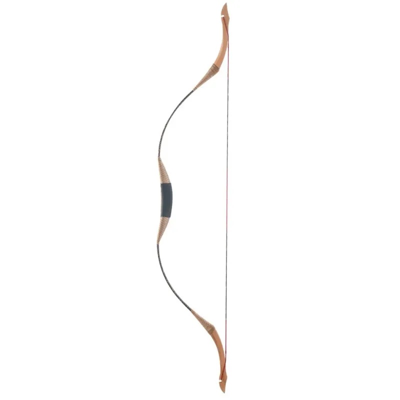 Photo 1 of ***STOCK PHOTO FOR REFERENCE ONLY***TopArchery 48"-54" Arch Moon Mongolian Recurve Horse Bow Wooden Handmade Hunting Practice Recreational Camping Hiking 30-50lbs
