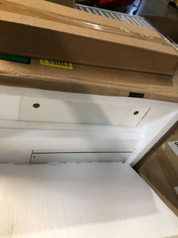 Photo 1 of ***FACTORY SEALED*** Ntufrest Buffet Cabinet with Drawers, Buffet Storage Cabinet with Transparent Glass Doors, Kitchen Supplies Storage Cabinet, Wooden Coffee Bar Table for Dining Room,Living Room Entrance, White